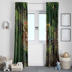 Personalised Koala Mum Australia Mother's Day Window Curtain Aboriginal Dot Art Floral Joey Hug