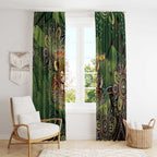 Personalised Koala Mum Australia Mother's Day Window Curtain Aboriginal Dot Art Floral Joey Hug