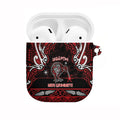 Ngapuhi Aotearoa Meri Kirihimete AirPods Case Maori Kiwi Bird Silver Fern Koru Pattern