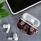 Ngapuhi Aotearoa Meri Kirihimete AirPods Case Maori Kiwi Bird Silver Fern Koru Pattern