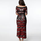 Personalised Ngapuhi Aotearoa Meri Kirihimete Puletasi Maori Kiwi Bird Silver Fern Koru Pattern