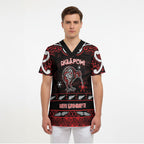 Personalised Ngapuhi Aotearoa Meri Kirihimete Scrub Top Maori Kiwi Bird Silver Fern Koru Pattern