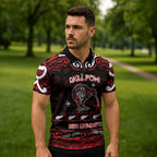Personalised Ngapuhi Aotearoa Meri Kirihimete Zipper Polo Shirt Maori Kiwi Bird Silver Fern Koru Pattern