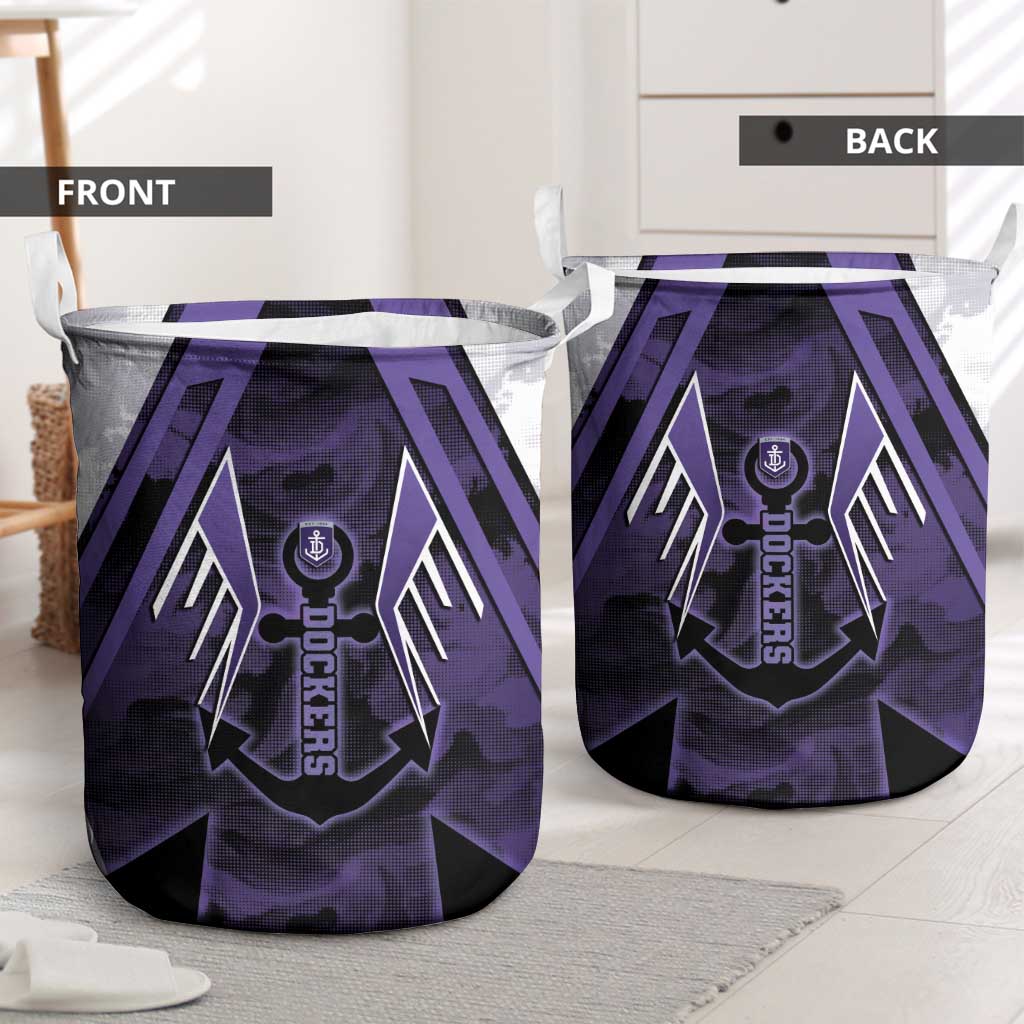 Fremantle Football Laundry Basket Dockers Anchor Sporty Style