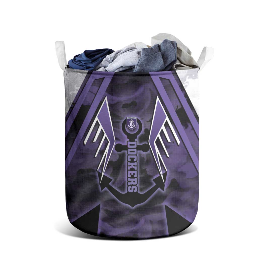 Fremantle Football Laundry Basket Dockers Anchor Sporty Style
