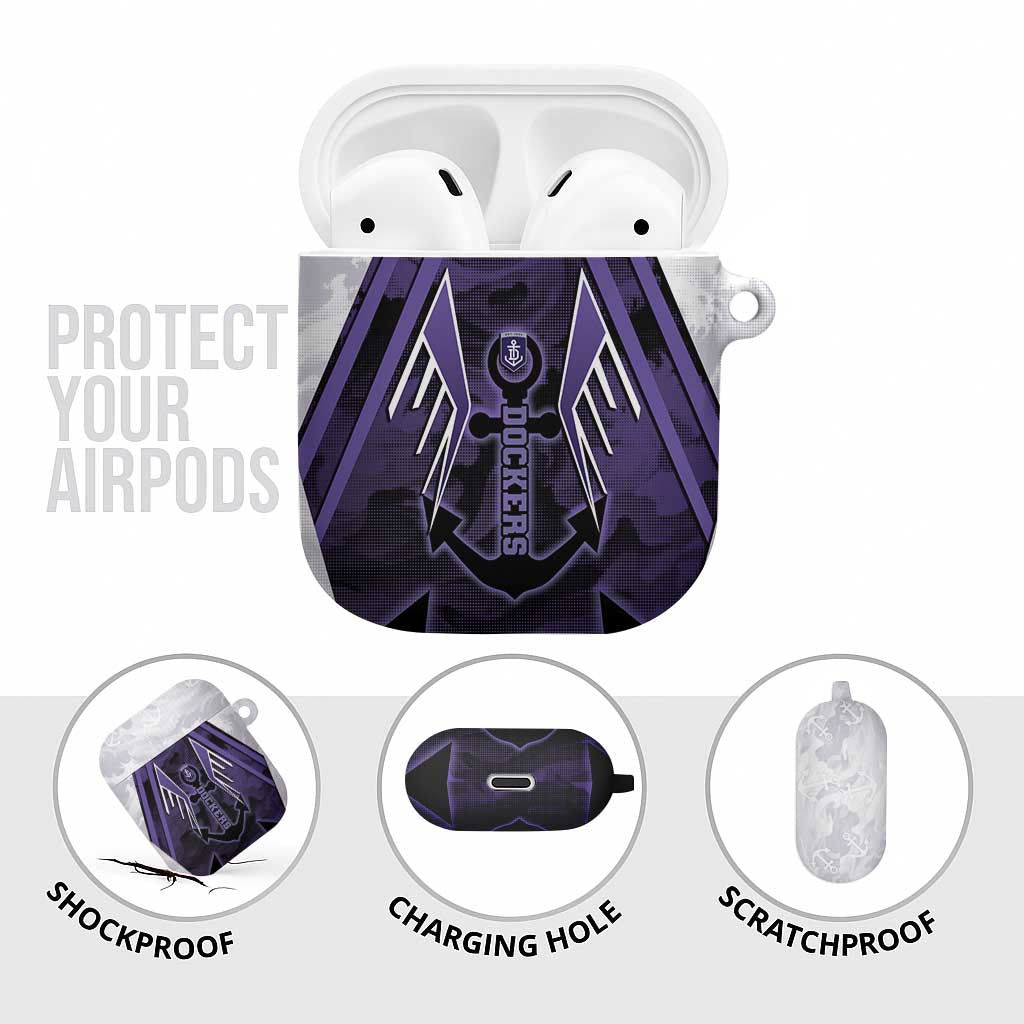 Fremantle Football AirPods Case Dockers Anchor Sporty Style