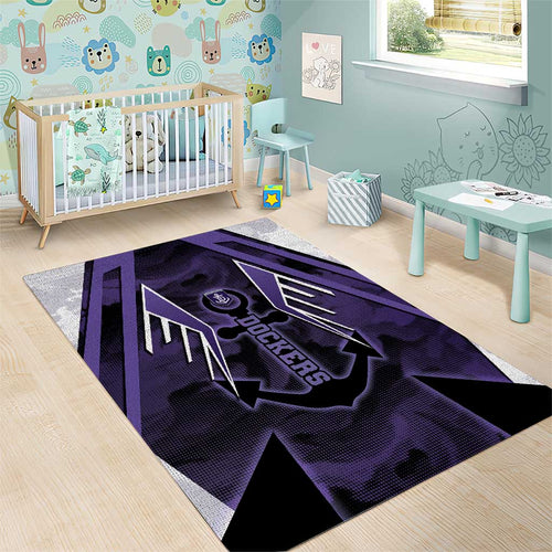 Fremantle Football Area Rug Dockers Anchor Sporty Style