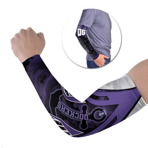 Custom Fremantle Football Arm Sleeves Dockers Anchor Sporty Style