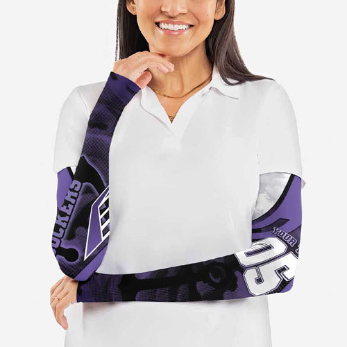 Custom Fremantle Football Arm Sleeves Dockers Anchor Sporty Style