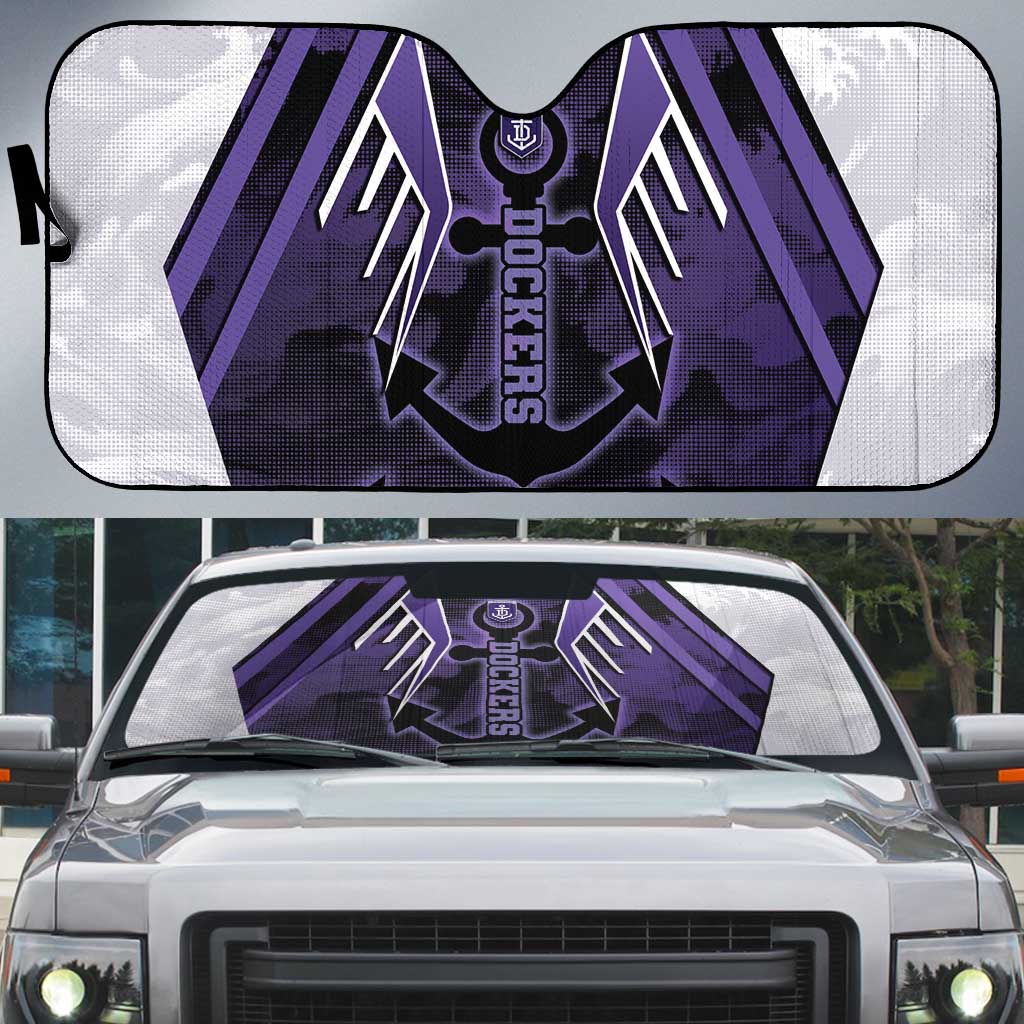 Fremantle Football Auto Sun Shade Dockers Anchor Sporty Style