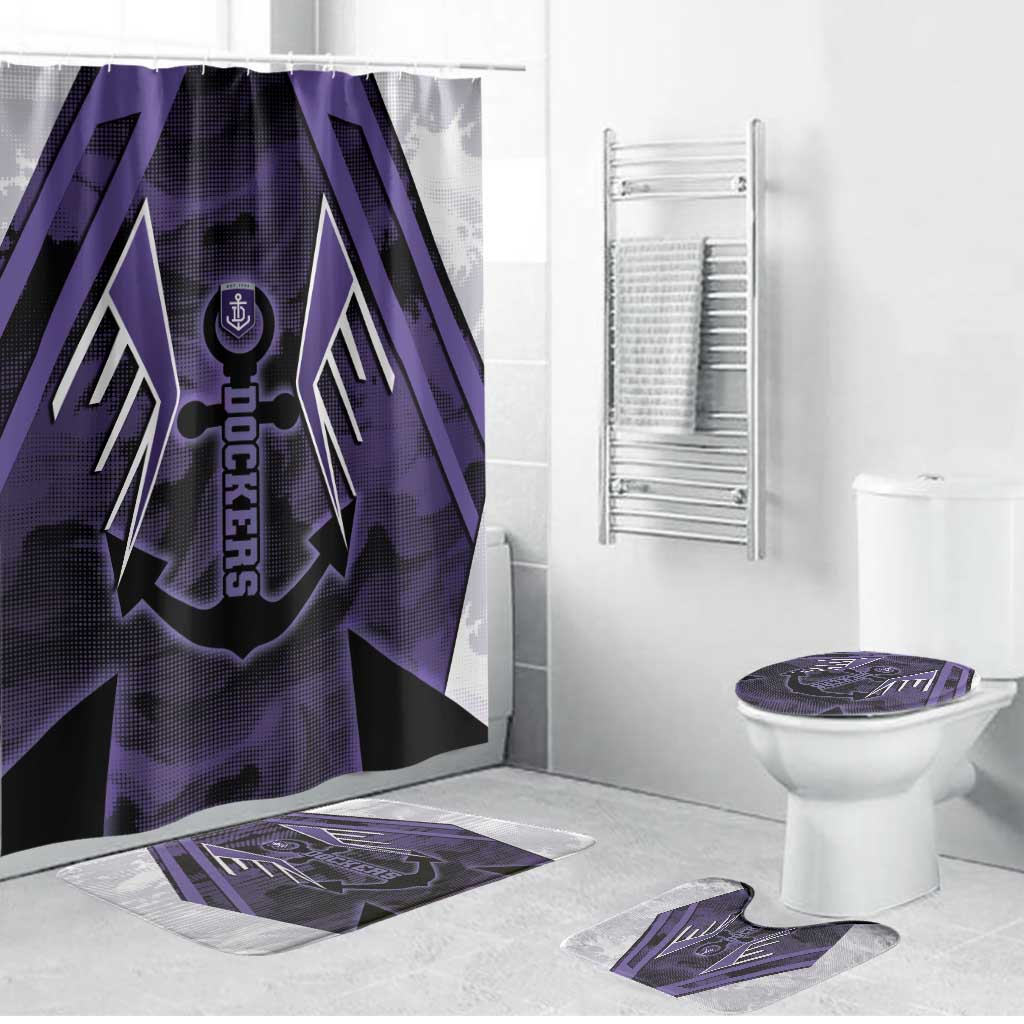 Fremantle Football Bathroom Set Dockers Anchor Sporty Style