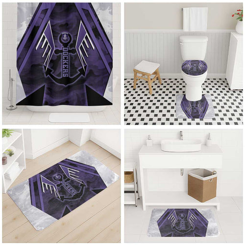 Fremantle Football Bathroom Set Dockers Anchor Sporty Style