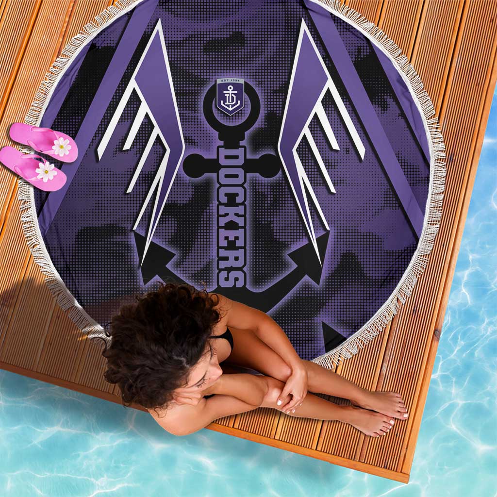 Fremantle Football Beach Blanket Dockers Anchor Sporty Style