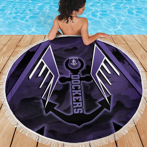 Fremantle Football Beach Blanket Dockers Anchor Sporty Style