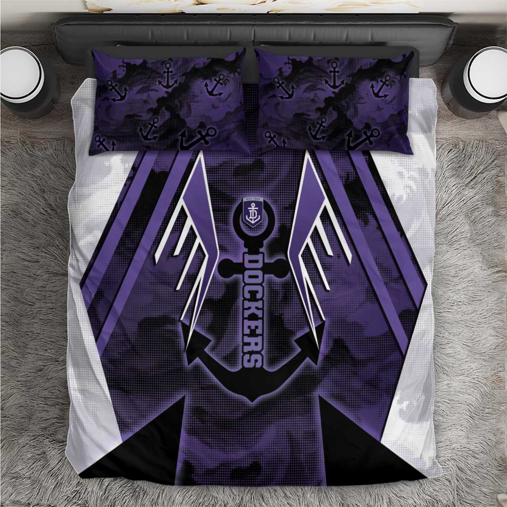 Fremantle Football Bedding Set Dockers Anchor Sporty Style