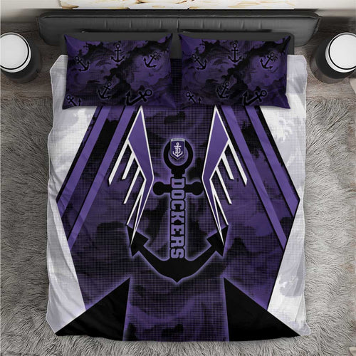 Fremantle Football Bedding Set Dockers Anchor Sporty Style