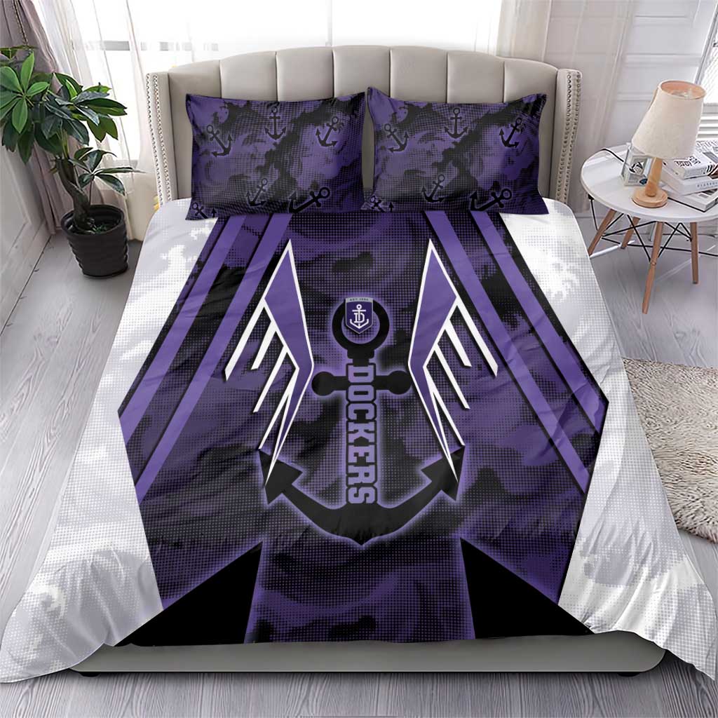 Fremantle Football Bedding Set Dockers Anchor Sporty Style