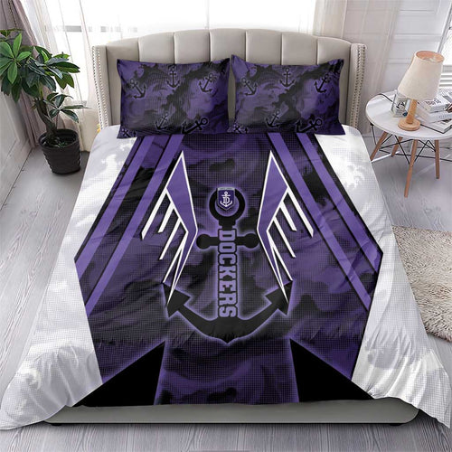 Fremantle Football Bedding Set Dockers Anchor Sporty Style