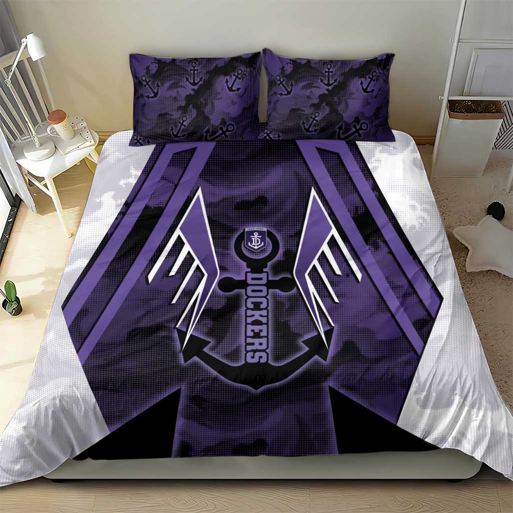 Fremantle Football Bedding Set Dockers Anchor Sporty Style