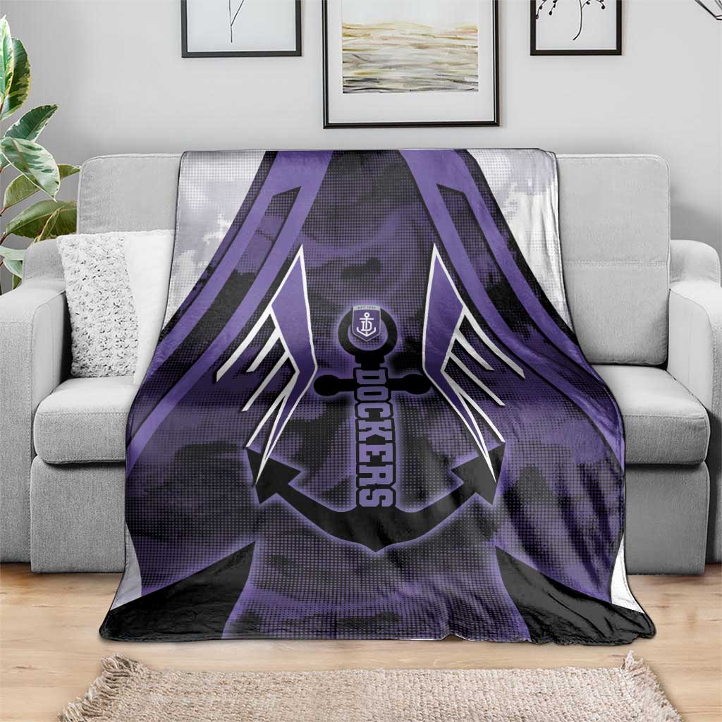 Fremantle Football Blanket Dockers Anchor Sporty Style