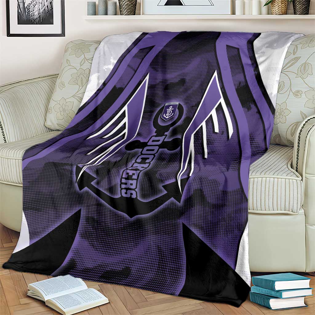 Fremantle Football Blanket Dockers Anchor Sporty Style