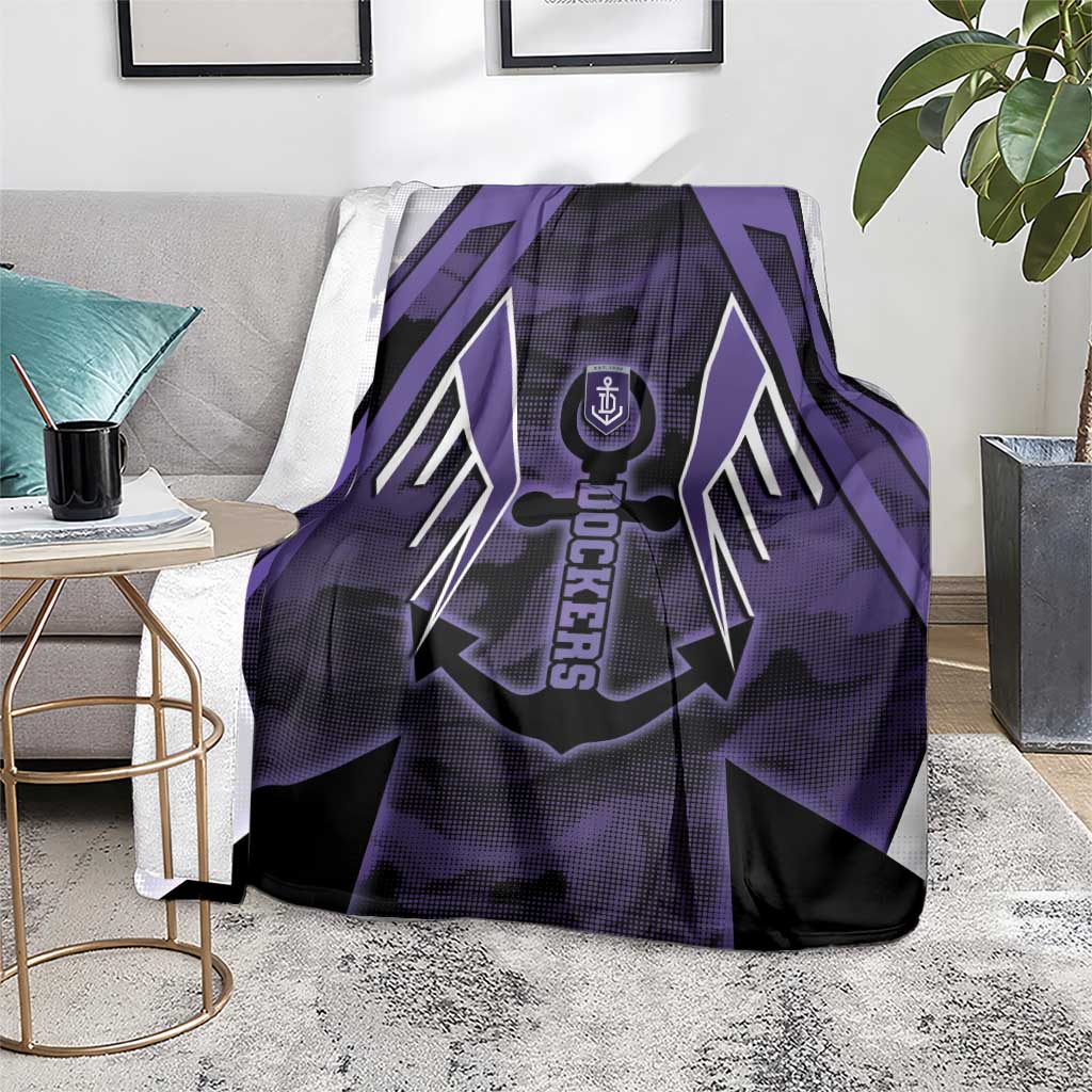Fremantle Football Blanket Dockers Anchor Sporty Style