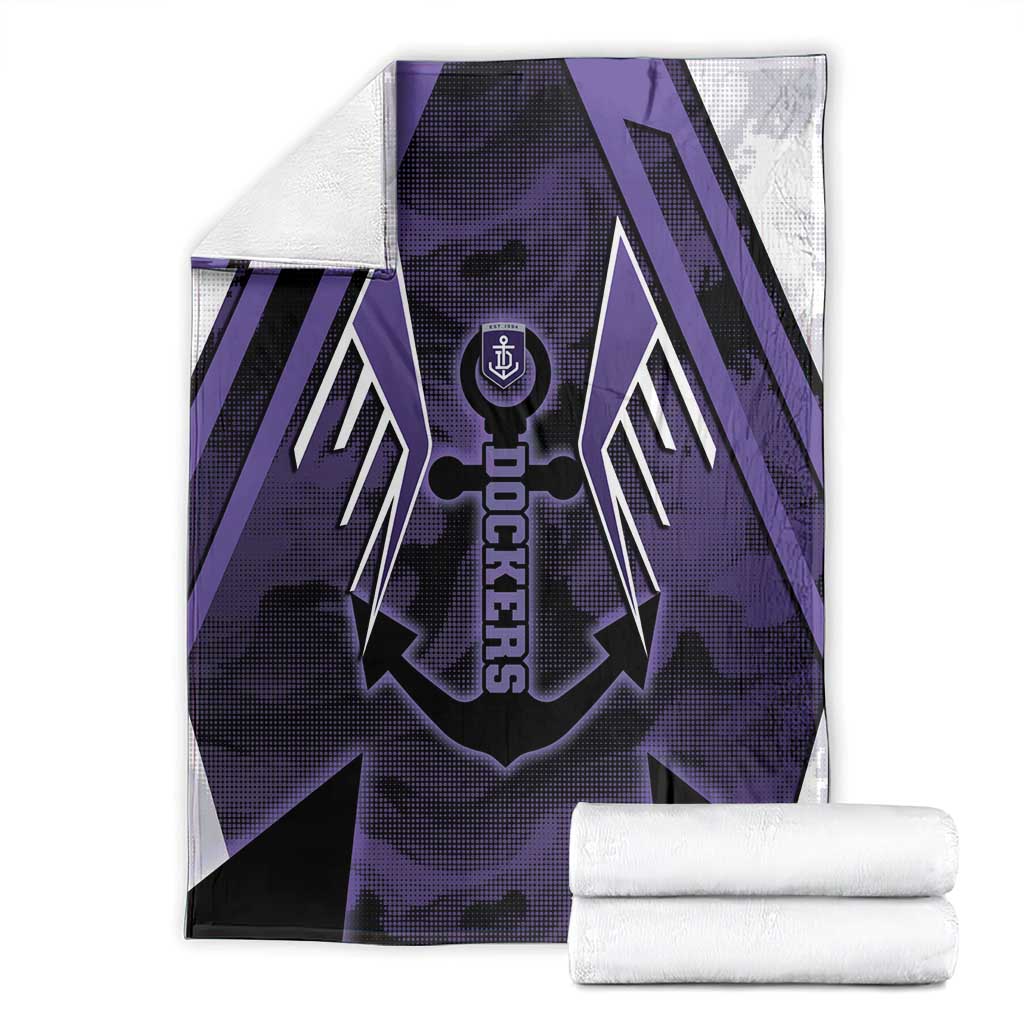Fremantle Football Blanket Dockers Anchor Sporty Style
