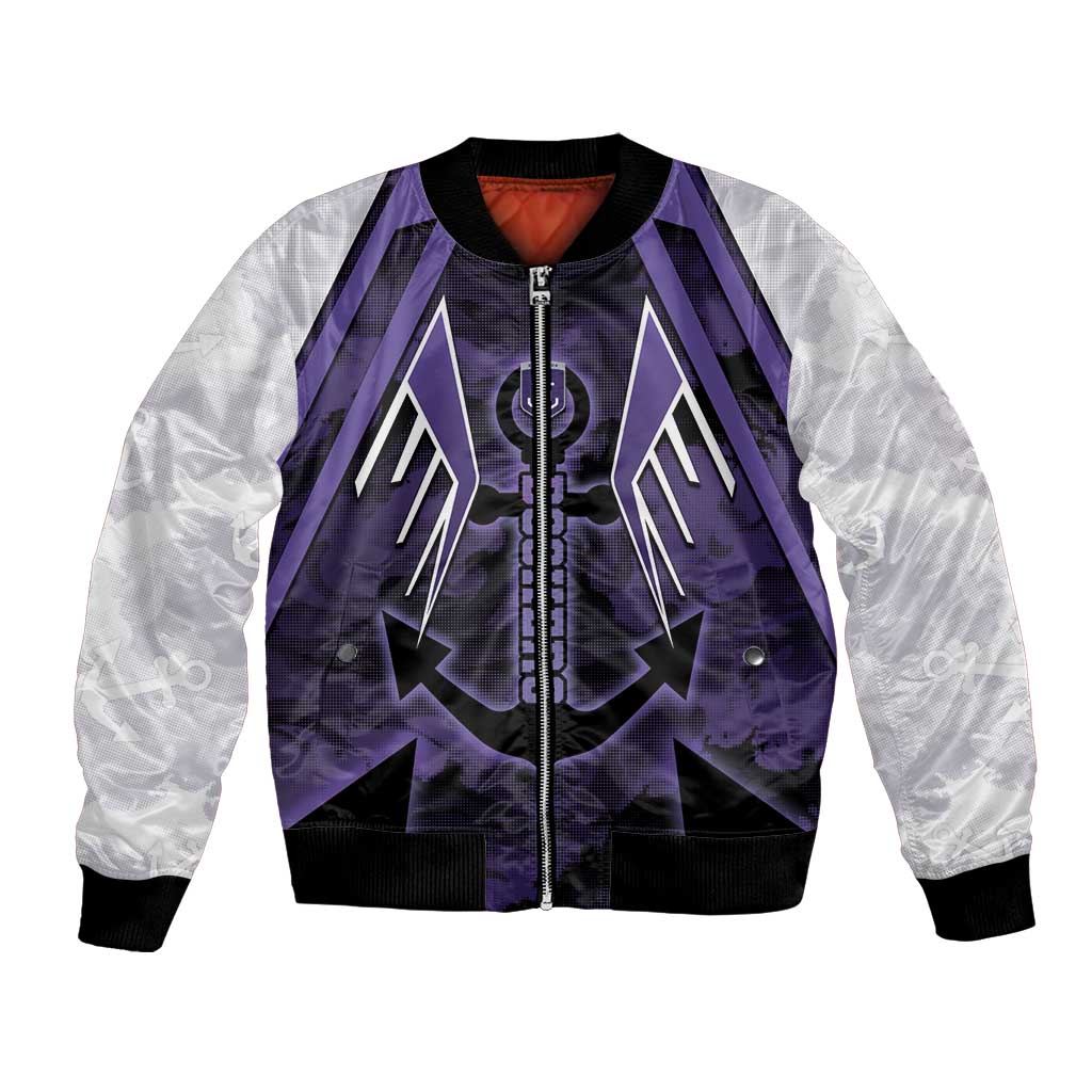 Custom Fremantle Football Bomber Jacket Dockers Anchor Sporty Style
