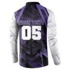 Custom Fremantle Football Button Sweatshirt Dockers Anchor Sporty Style