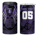 Custom Fremantle Football 4 in 1 Can Cooler Tumbler Dockers Anchor Sporty Style