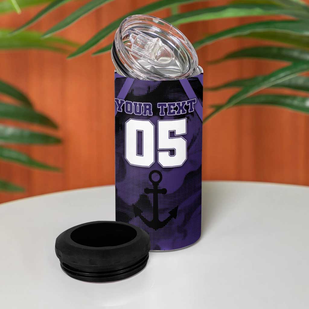 Custom Fremantle Football 4 in 1 Can Cooler Tumbler Dockers Anchor Sporty Style