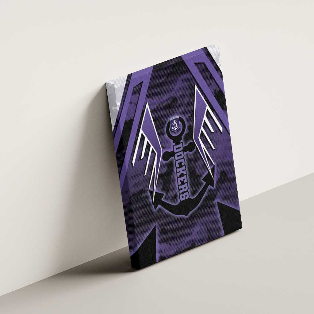 Fremantle Football Canvas Wall Art Dockers Anchor Sporty Style