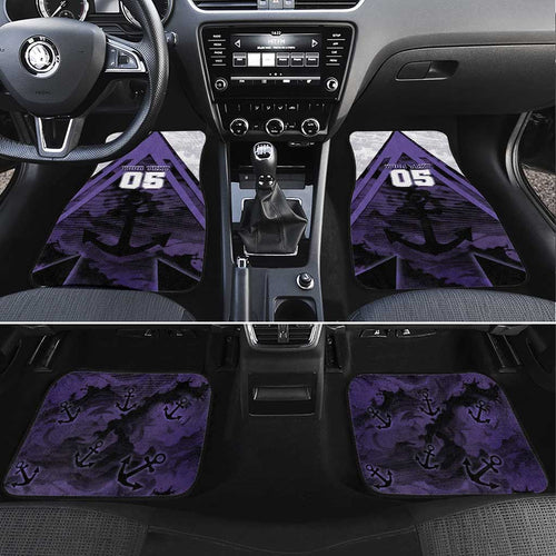 Custom Fremantle Football Car Mats Dockers Anchor Sporty Style