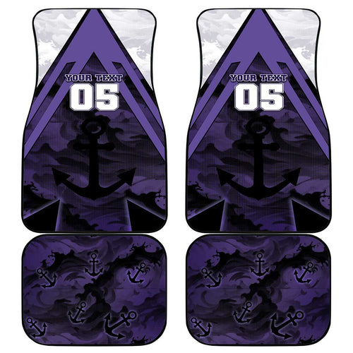 Custom Fremantle Football Car Mats Dockers Anchor Sporty Style