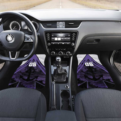 Custom Fremantle Football Car Mats Dockers Anchor Sporty Style