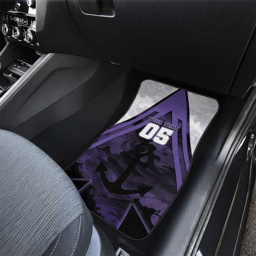Custom Fremantle Football Car Mats Dockers Anchor Sporty Style