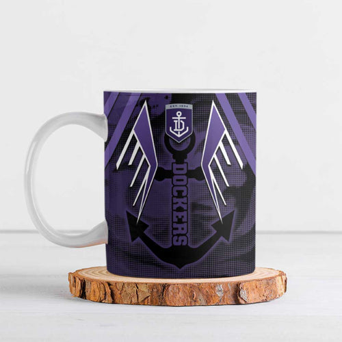 Custom Fremantle Football Ceramic Mug Dockers Anchor Sporty Style