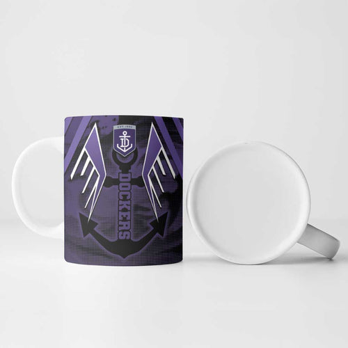 Custom Fremantle Football Ceramic Mug Dockers Anchor Sporty Style