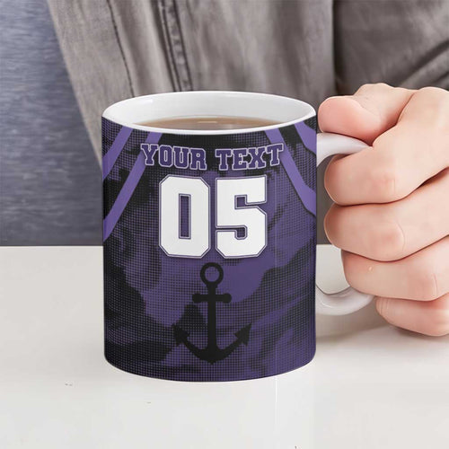 Custom Fremantle Football Ceramic Mug Dockers Anchor Sporty Style