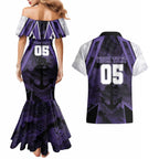 Custom Fremantle Football Couples Matching Mermaid Dress and Hawaiian Shirt Dockers Anchor Sporty Style