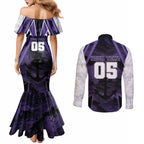 Custom Fremantle Football Couples Matching Mermaid Dress and Long Sleeve Button Shirt Dockers Anchor Sporty Style