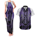 Custom Fremantle Football Couples Matching Tank Maxi Dress and Hawaiian Shirt Dockers Anchor Sporty Style