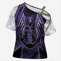 Custom Fremantle Football Cross Shoulder Shirt Dockers Anchor Sporty Style