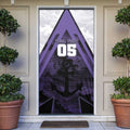 Custom Fremantle Football Door Cover Dockers Anchor Sporty Style