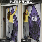 Custom Fremantle Football Door Cover Dockers Anchor Sporty Style