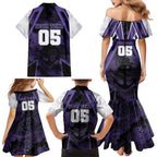 Custom Fremantle Football Family Matching Mermaid Dress and Hawaiian Shirt Dockers Anchor Sporty Style