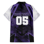 Custom Fremantle Football Family Matching Short Sleeve Bodycon Dress and Hawaiian Shirt Dockers Anchor Sporty Style