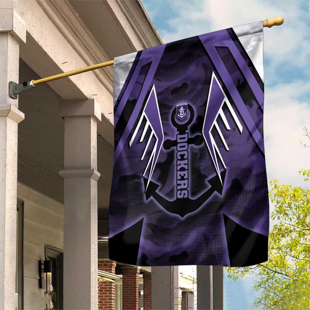 Fremantle Football Garden Flag Dockers Anchor Sporty Style