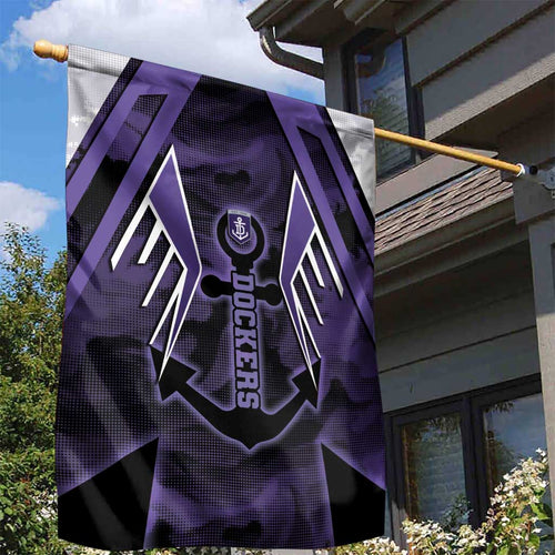 Fremantle Football Garden Flag Dockers Anchor Sporty Style
