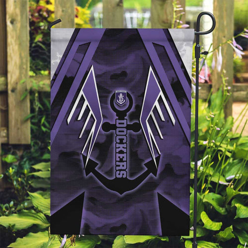 Fremantle Football Garden Flag Dockers Anchor Sporty Style